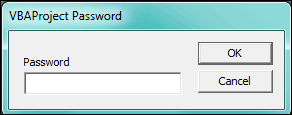 VBA Project Password